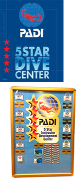 東京都のダイビングスクールOKマリンプロは日本で第一番目のPADI5スターダイブセンターです。